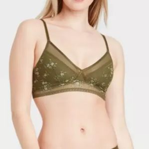 Auden Sheer green Bralette
